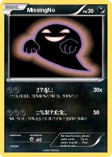 Pokemon MissingNo
