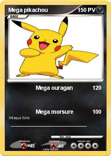 Pokemon Mega pikachou