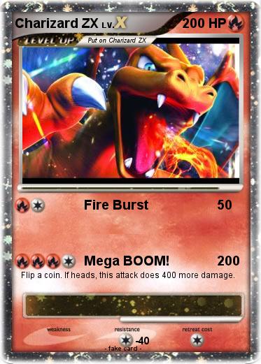 Pokemon Charizard ZX