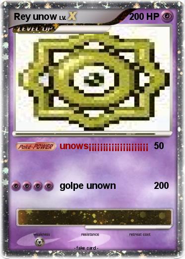 Pokemon Rey unow