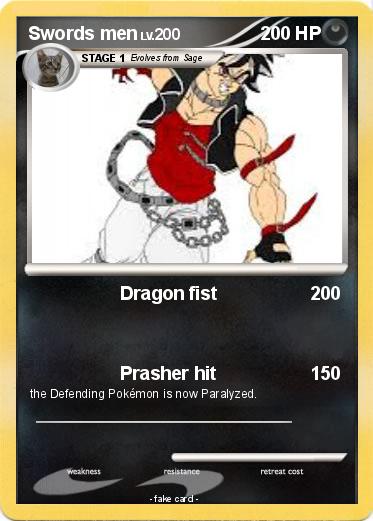 Pokemon Swords men