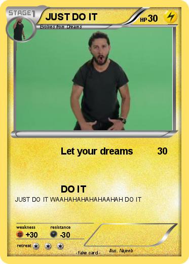 Pokemon JUST DO IT