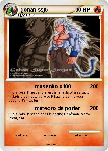 Pokemon gohan ssj5