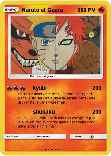 Pokemon Naruto et Gaara