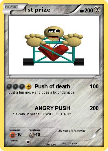 Pokemon 1st prize
