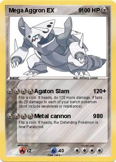 Pokemon Mega Aggron EX               9