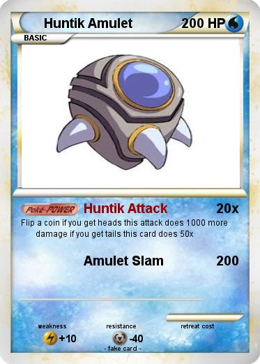 Pokemon Huntik Amulet