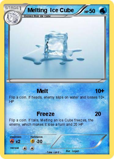 Pokemon Melting  Ice Cube