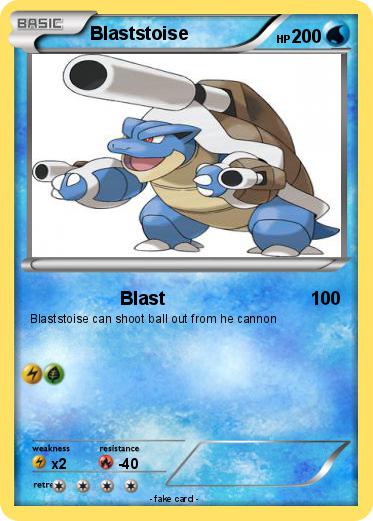 Pokemon Blaststoise