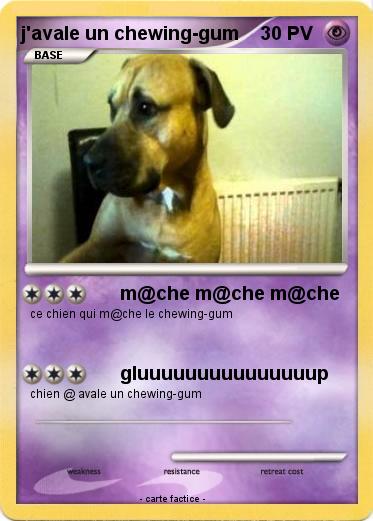 Pokemon j'avale un chewing-gum