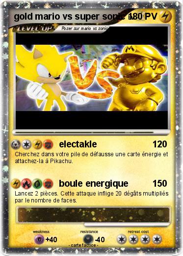 Pokemon gold mario vs super sonic