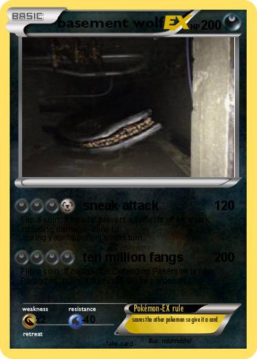 Pokemon basement wolf