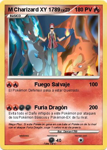 Pokemon M Charizard XY 1789