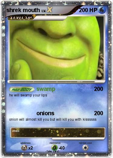 Pokemon shrek mouth