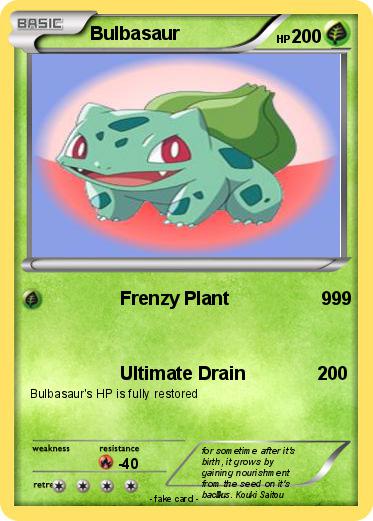 Pokemon Bulbasaur