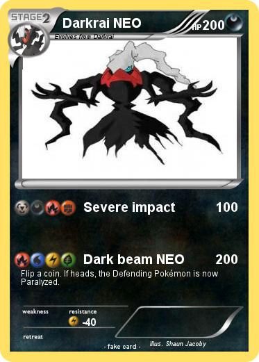 Pokemon Darkrai NEO