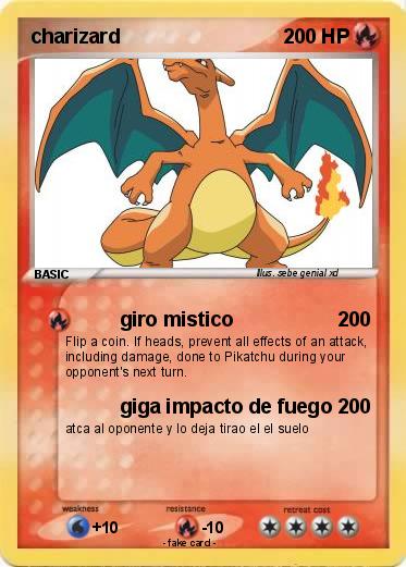 Pokemon charizard
