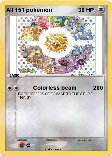 Pokemon All 151 pokemon