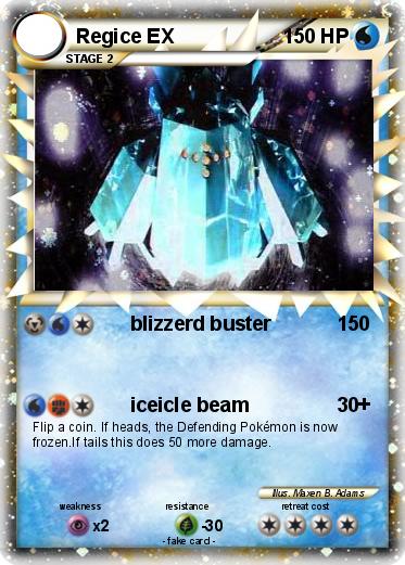 Pokemon Regice EX