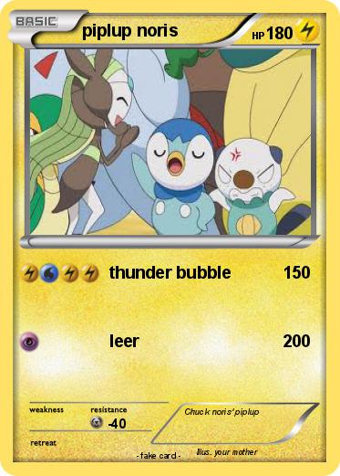 Pokemon piplup noris