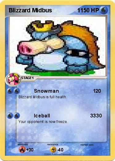 Pokemon Blizzard Midbus                1