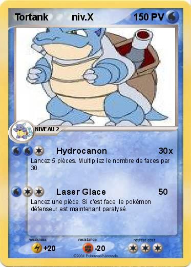 Pokemon Tortank         niv.X