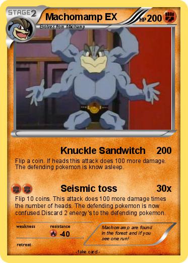 Pokemon Machomamp EX