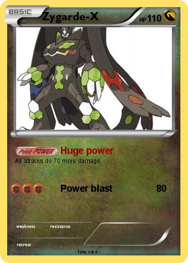 Pokemon Zygarde-X