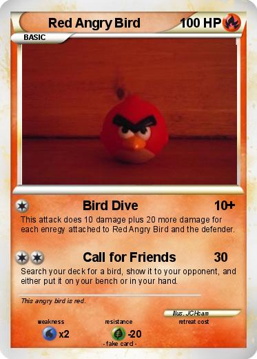 Pokemon Red Angry Bird