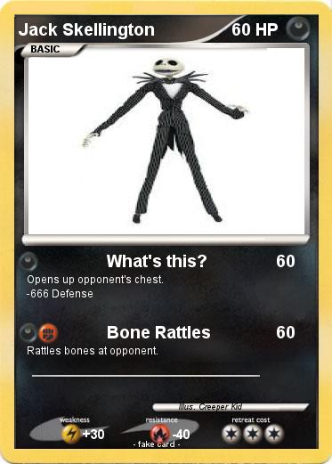Pokemon Jack Skellington