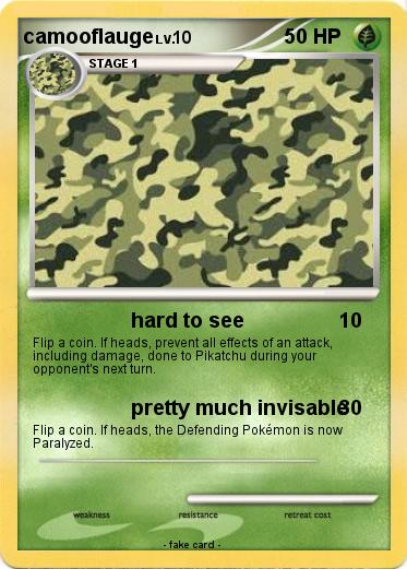 Pokemon camooflauge