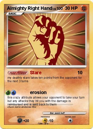 Pokemon Almighty Right Hand