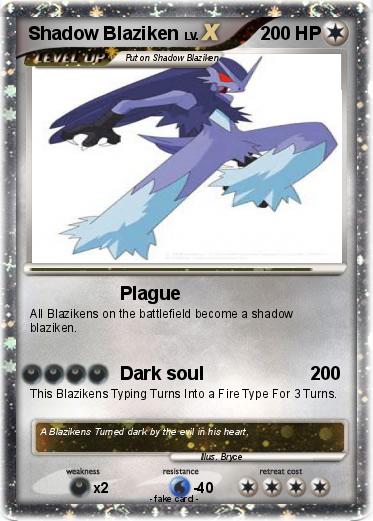 Pokemon Shadow Blaziken