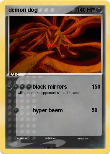 Pokemon demon dog