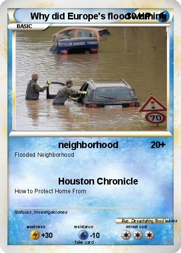 Pokemon Why did Europe's flood warning
