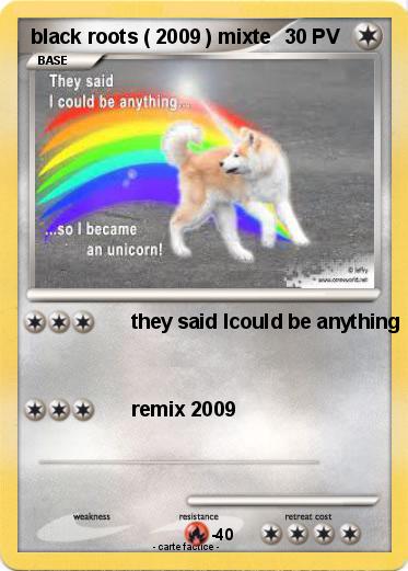 Pokemon black roots ( 2009 ) mixte