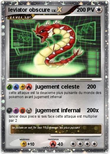 Pokemon leviator obscure