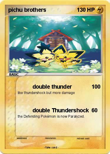 Pokemon pichu brothers