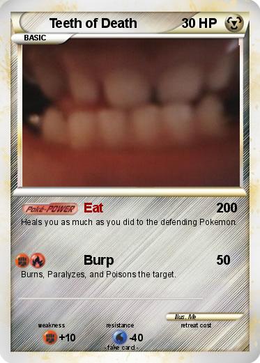 Pokemon Teeth of Death