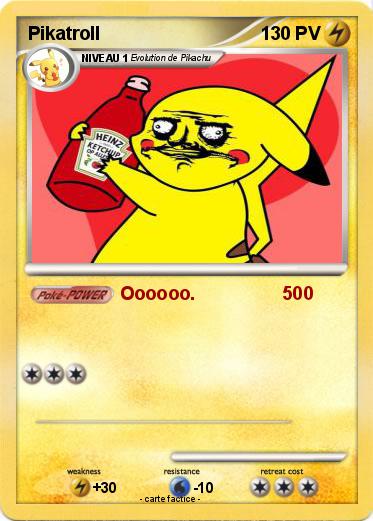 Pokemon Pikatroll