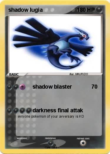 Pokemon shadow lugia