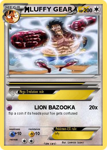 Pokemon LUFFY GEAR 4