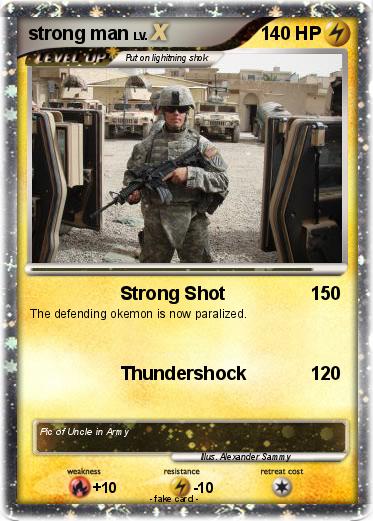 Pokemon strong man