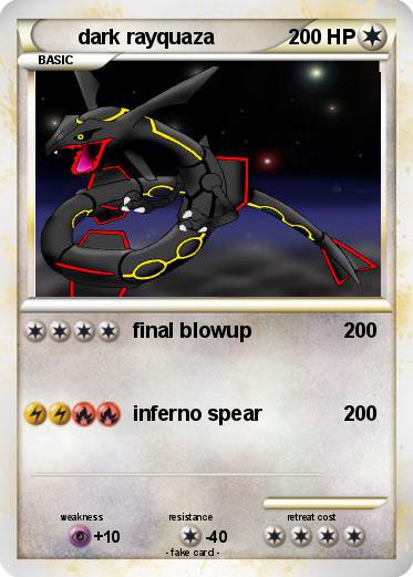 Pokemon dark rayquaza