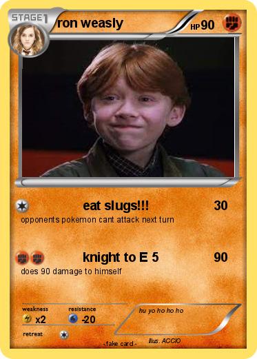 Pokemon ron weasly