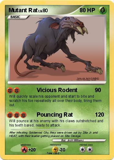 Pokemon Mutant Rat