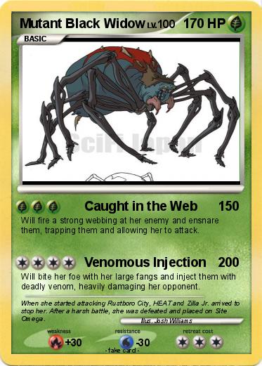Pokemon Mutant Black Widow