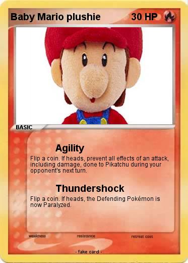 Pokemon Baby Mario plushie