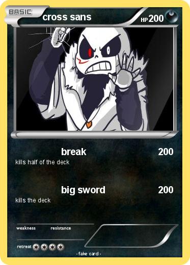 Pokemon cross sans
