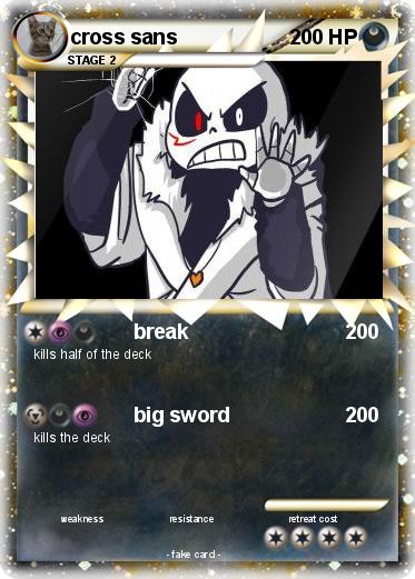 Pokemon cross sans